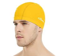 Firesara Lycra Swimming Cap, Swim Cap Anti-Tear Swim Hat Comfortable No-Slip for Men Women Long Short Hair Adult Boys Girls