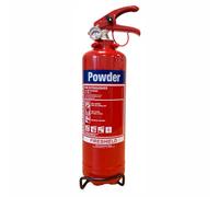 Fireshield 1Kg Dry Powder Fire Extinguisher For Home, Car And Kitchen With Bracket - Class A, B & C Fires