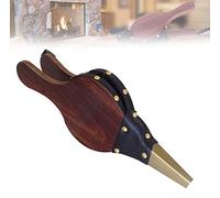 Fireside Bellows, Fireplace Bellows,Bellow with Hanging Leather for Fireplace and Barbecue Fast Fire Starter(M)