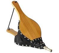 Fireside Bellows, Large Fireplace Bellows 18.9" X 7.9" Wood Air Blower Fire Bellow Hand Bellow for Fireplace and Barbecue Fast Fire Starter