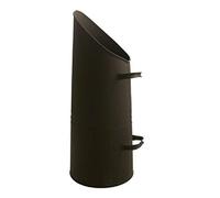Fireside Black Iron Coal Bucket Coal Hod Shuttle Log Fireplace Wood Ash Storage UK (Black Coal Scuttle)