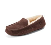 Fireside by Dearfoams Men's Melbourne Slipper, Coffee, 11 UK