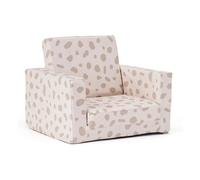 Fireside chair with polka dots Grey