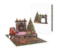 Fireside Cheer Christmas Money Gift 3D Pop Up Card