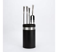 Fireside Companion Tool Set, Black/White, 5 Pieces