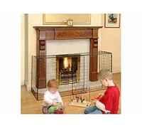 Fireside Extending Nursery Child Safety Fireguard - Black