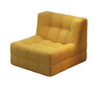 Fireside Lounge Chair Bean Bag Chair Lazy Floor Sofa Fireside Sofa with Ergonomic Back Support 54Cm Deep Seat for Living Room Bedroom Study Waffle Texture Fabric B,77 * 84 * 66CM