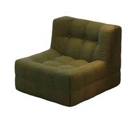 Fireside Lounge Chair Bean Bag Chair Lazy Floor Sofa Fireside Sofa with Ergonomic Back Support 54Cm Deep Seat for Living Room Bedroom Study Waffle Texture Fabric E,77 * 84 * 66CM