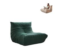 Fireside Lounge Chair - Soft Suede, Premium Foam, Armless Accent Chair for Living Room, Lazy Floor Sofa, Corner Bean Bag, Comfortable Seating