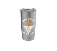 Fireside Reflections by the Lake Stainless Steel Insulated Tumbler