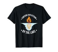 Fireside Reflections by the Lake Value Graphic T-Shirt