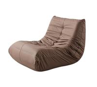 Fireside Sofa Lounge Chair Bean Bag Chair Lazy Floor Sofa Bed with 4 Support Zones Full Sponge Filling Plush Velvet Fabric for Living Room Bedroom Balcony F,75 * 90 * 70CM