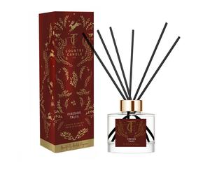 Fireside Tales Reed Diffuser - Woodland Range by The Country Candle Co. 100ml, Vegan, Palm-Oil Free, 12-Week Scent