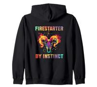 FIRESTARTER BY INSTINCT Zip Hoodie