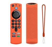 Firestick Remote Cover for Firtvstick 4K Max 3rd Gen 2021,Silicone Protective Case Compatible with Firetv4k TV Stick Alexa Voice Remote Control with Lanyards,Anti-Slip,Shockproof