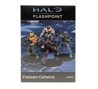 mantic Halo: Flashpoint Fireteam Cerberus | Spartan Fireteam Expansion for Halo Miniatures Game | 4 Miniatures and Game Cards