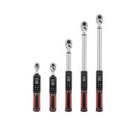 FIRETIDE 1/4“ Drive Digital Torque Wrench 0.45-340 Nm Torque Range ±2% Accuracy, Audible/Visual/Vibration Triple Alert System for Car/Moto/Bike Repair (1/4" 30N)