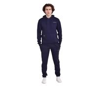 Firetrap Essential Mens Fleece Tracksuit Set Classic Hooded Pullover Sweatshirt with Jogging Bottoms Sweatpants Joggers Zip Side Pockets Navy XXL