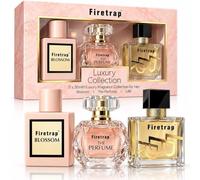 Firetrap Luxury Collection Fragrance Set for Her, 3 x 30ml | Blossom, The Rebelle, LBR, 3 Fragrances Included, Women's Perfume Set