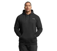 Firetrap Men’s Big & Tall Pullover Hoodie Premium Cotton Blend Fleece Sweatshirt with Kangaroo Pocket Adjustable Drawstring Hood Classic Fit Plain Oversized Gym Hoodie for Men Black 5XL