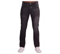 Firetrap Original Mens Designer Slim Fit Straight LegDenim Jeans Zip Fly Fastening Classic 5 Pocket Jean Black 36W / 32L