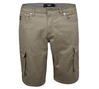 Firetrap Men Shorts Chino Cotton Shorts Zip Fly Summer Half Pants with Belt Loops Casual Bottoms with Pockets Khaki 30