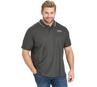Firetrap Mens Big and Tall Polo Shirt Short Sleeve Classic Fit Cotton Blend with Tipped Collar & Shoulder Branding, Smart Casual Work Golf Top, Premium Everyday Polo for Men Dark Grey 4XL