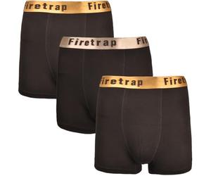 Firetrap Mens Boxers 3 Pack Trunks - Cotton Soft Comfortable Boxer Shorts for Men - Essential Mens Underwear 3 PACK ASSORTED WALLACE XXL
