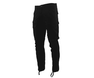 Firetrap Mens Cargo Chinos Pants Wash Black 28W / 32L