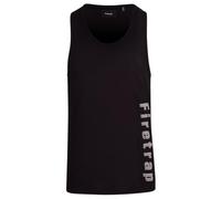 Firetrap Mens Designer Vest Sublimation Print Sleeveless Summer Fashion Tank - Beach Gym Training Black M