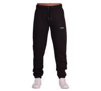 Firetrap Mens Fleece Cotton Jogging Bottoms with Zip Pockets Designer Black Joggers Trousers Black XXL