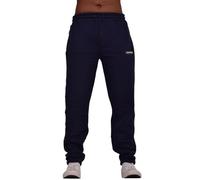 Firetrap Mens Fleece Cotton Jogging Bottoms with Zip Pockets Designer Black Joggers Trousers Navy XXL