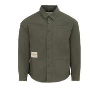 Firetrap Mens Heavy Shirt Long Sleeve Cotton Overshirt Grey 3XL