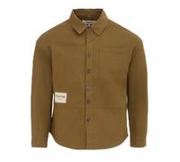Firetrap Mens Heavy Shirt Long Sleeve Cotton Overshirt Khaki 3XL