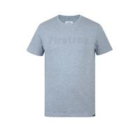 Firetrap Mens Large Logo T-Shirt Grey Marl L