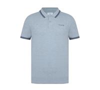 Firetrap Mens Lazer Polo Shirt Grey Marl M