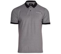 Firetrap Mens Luxury Polo Shirt Collared Soft Cotton Button Up T Shirt Plain Summer Top Short Sleeved Jet Black L