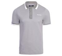 Firetrap Mens Luxury Polo Shirt Collared Soft Cotton Button Up T Shirt Plain Summer Top Short Sleeved Sage M