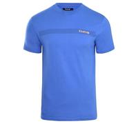 Firetrap Mens Original Designer T Shirt Sublimation Full Print Short Sleeve Tee Top Blue L