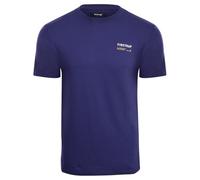 Firetrap Mens Original Designer T Shirt Sublimation Full Print Short Sleeve Tee Top Navy XL