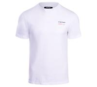 Firetrap Mens Original Designer T Shirt Sublimation Full Print Short Sleeve Tee Top White M