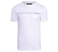 Firetrap Mens Original Designer T Shirt Sublimation Full Print Short Sleeve Tee Top White S