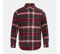 Firetrap Mens Pattern Shirt in Black/Red - Size Medium