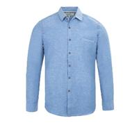 Firetrap Mens Plain Shirt Long Sleeve Cotton Light Blue XXL