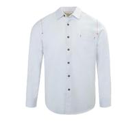 Firetrap Mens Plain Shirt Long Sleeve Cotton White L
