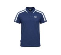Firetrap Mens Polo Shirt Cotton Polos Tshirt Short Sleeve Summer Ribbed Tipping Collar Tshirts Top Dark Blue - Thorne L