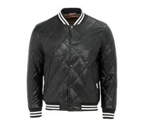 Firetrap Mens PU Qlt Jacket Black 3XL