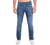 Firetrap Original Mens Designer Slim Fit Straight LegDenim Jeans Zip Fly Fastening Classic 5 Pocket Jean Dark Wash 36W / 30L