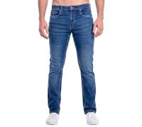 Firetrap Men’s Original Slim Fit Stretch Denim Jeans - Classic 5 Pocket Jean Slim Fit Stone Wash 34W / 32L