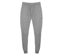Firetrap Mens Slim Joggers Fleece Jogging Bottoms Trousers Pants Zip Elasticated Grey Marl S